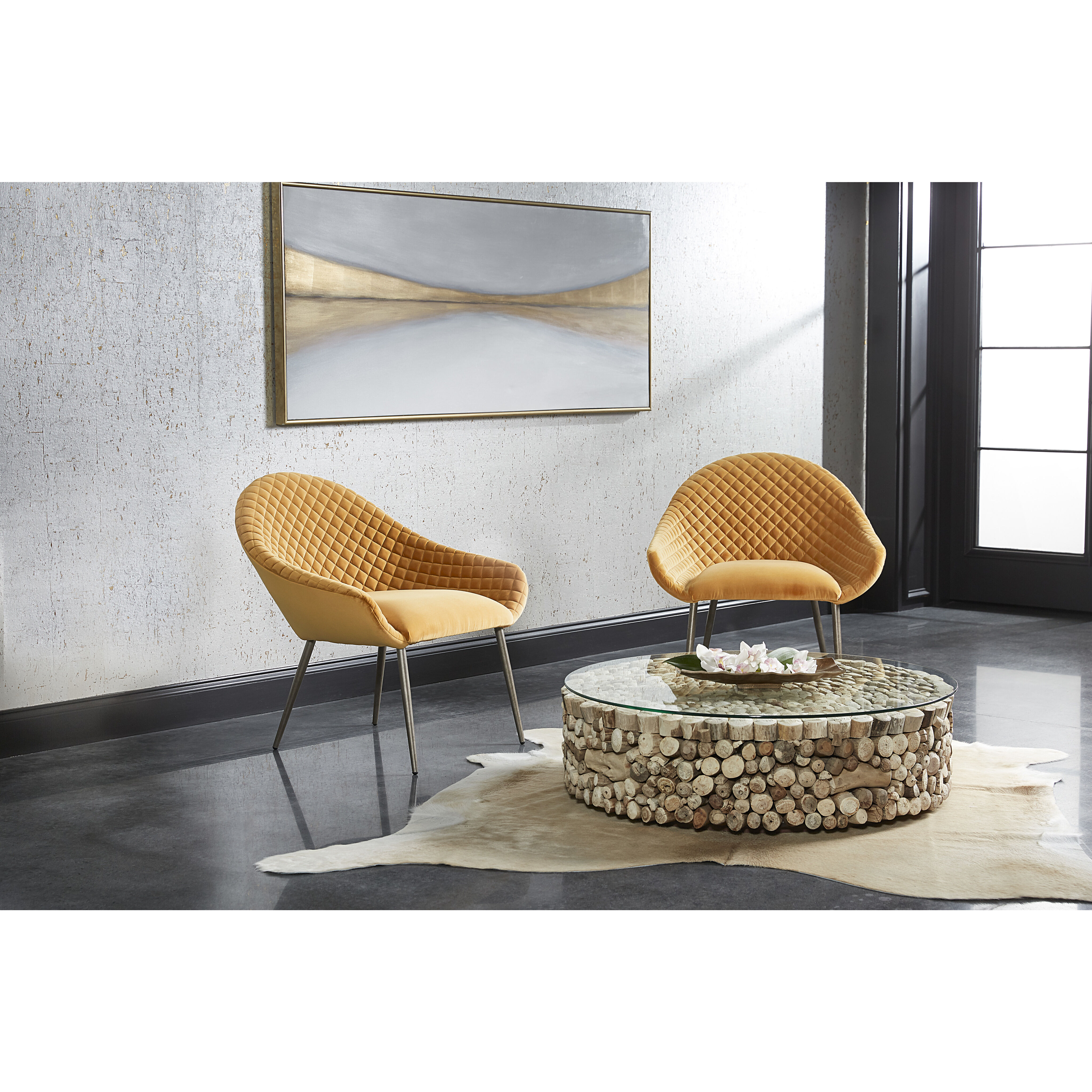 Bickford 39.5 X 12 inch Clear / Brown Coffee Table